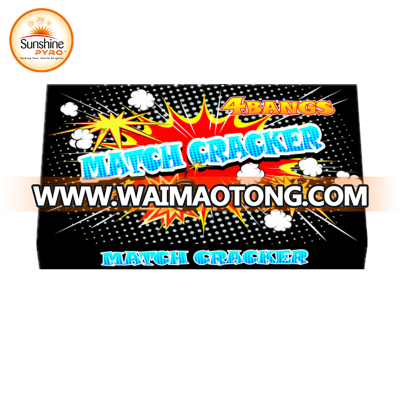 Hot Sale k0201-4s 4 bangs Match Cracker Firecracker Fireworks