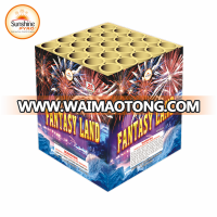 1.3g Professional 25 Shots Assorted Shaped Cake Fireworks